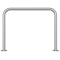 Stainless steel hoop |  48 mm | for casting in concrete | without cross bar | total width 1000 mm | To be fixed by plugs